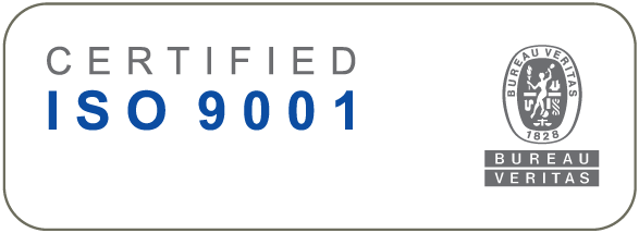 ISO 9001 Certified Bureau Veritas
