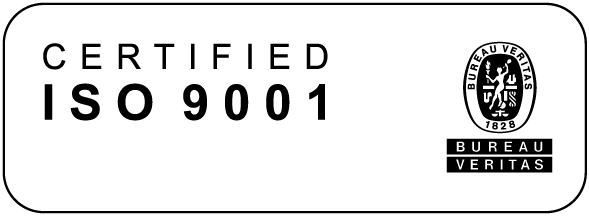 ISO 9001 Certified Bureau Veritas